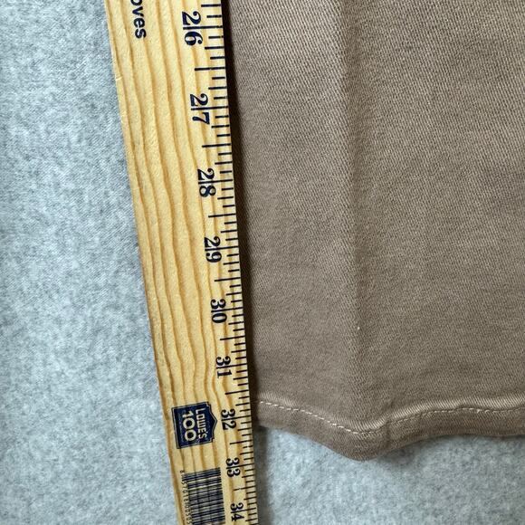 Gloria Vanderbilt Tan Jeans Women’s Size 16 Straight Leg Stretch Casual Comfort - Picture 8 of 11